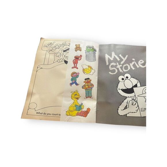 Vintage Sesame Street My Stories Write And Draw 1991 - Picture 4 of 5